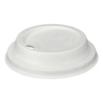 1216oz White Moulded Fibre Sip Lid 100 2