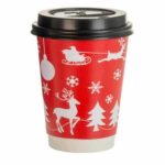 12oz Double Wall Cups Festive Red Design 500 2
