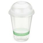 16oz Milkshake Cups Domed Lids Combo 500
