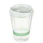 16oz Milkshake Cups Flat Lids Combo 500