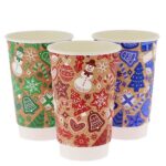 16oz Vegware Double Wall Christmas Cups 400