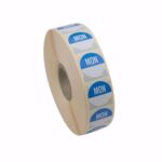 19mm Circular Day Of The Week Labels Monday 1000