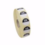 19mm Circular Day Of The Week Labels Sunday 1000