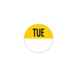 19mm Circular Day Of The Week Labels Tuesday 1000 3
