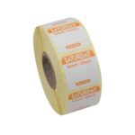 25mm Square Day Of The Week Labels Saturday 1000