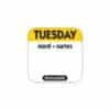 25mm-Square-Day-of-the-Week-Labels-Tuesday-1000-2