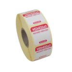 25mm Square Day Of The Week Labels Wednesday 1000