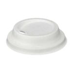 68oz White Moulded Fibre Sip Lid 1000 2