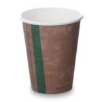 8oz Single Wall Compostable Vegware Kraft Cups 100
