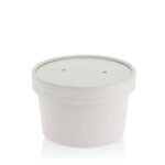 8oz White Takeaway Soup Bowls 500 3