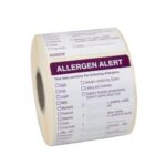 Allergen Food Labels 50mm X 50mm 500