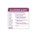 Allergen Food Labels 50mm X 50mm 500 2
