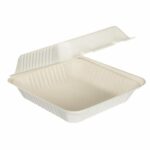 Bagasse Square Lunch Box 8 200