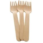 Biodegradable Wooden Forks 100