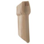 Biodegradable Wooden Forks 100 3