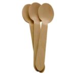 Biodegradable Wooden Spoons 100