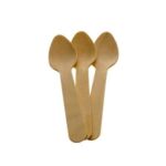 Biodegradable Wooden Teaspoons 100