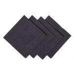 Black Cocktail Napkins 24cm 2ply 200