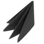 Black Napkins 33cm 2ply 2000