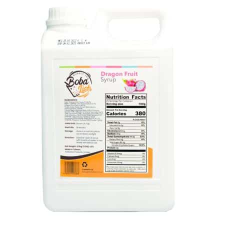 Boba Lish Dragon Fruit Bubble Tea Syrup 2.5kg