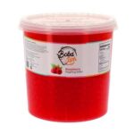 Boba Lish Raspberry Popping Boba Pearls For Bubble Tea 3 4kg