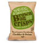 Brown Bag Farmhouse Cheddar Onion Crisps 20 X 40g