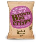 Brown Bag Smoked Bacon Crisps 20 X 40g