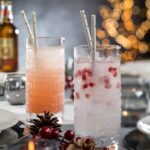 Paper Drinking Straws White Gold Stars 250 4