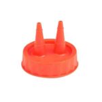 Precision Dual FIFO Dispensing Cap Orange