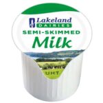 UHT Semi Skimmed Milk Portions 120 Pots