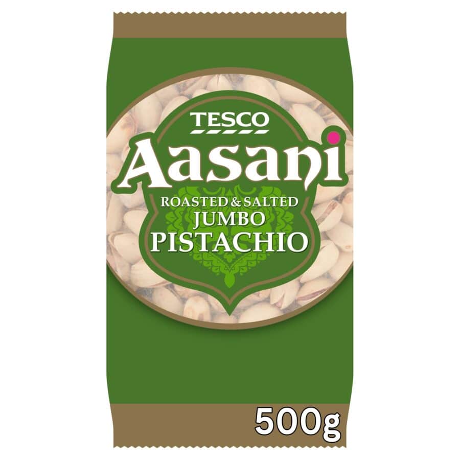 Aasani Roasted & Salted Jumbo Pistachios 500G