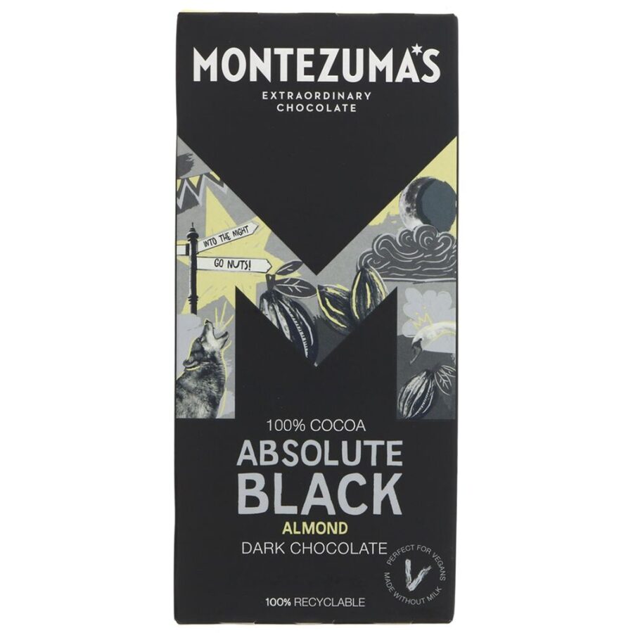 Absolute-Black-100-Cocoa-with-Almonds-90g-Montezumas
