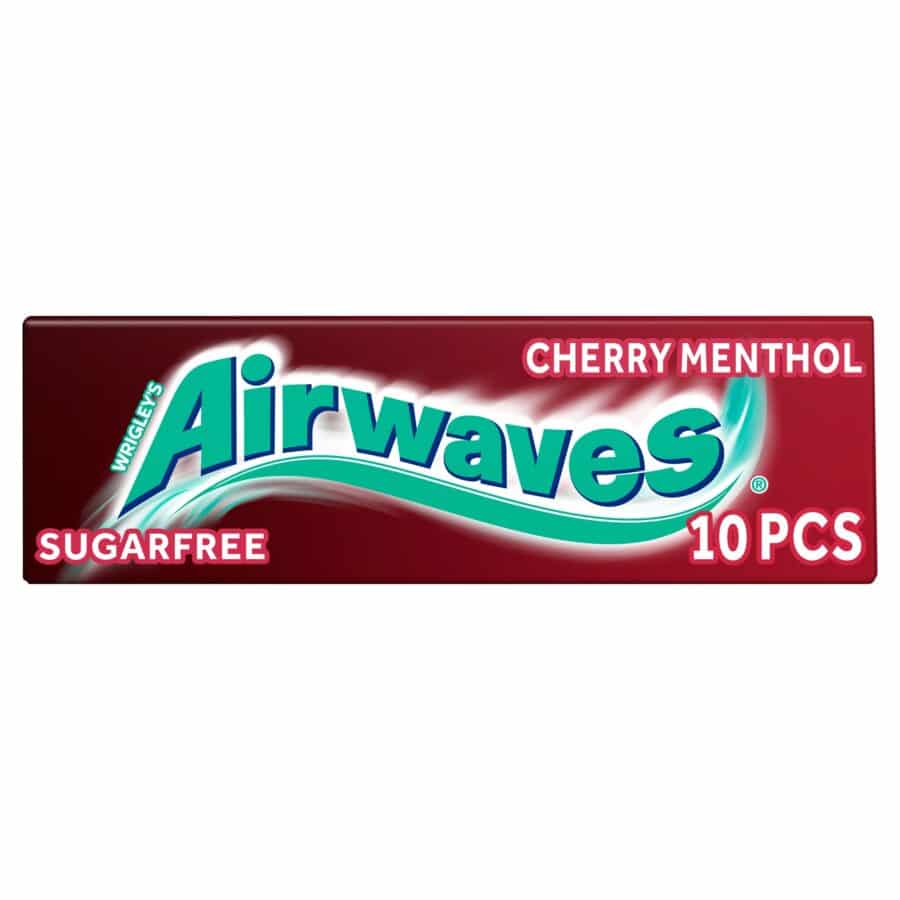 Airwaves Cherry Menthol Gum 10 Pieces