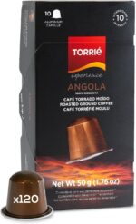 Angola Aluminium Nespresso ® Compatible Coffee Capsules 120 Pods 2