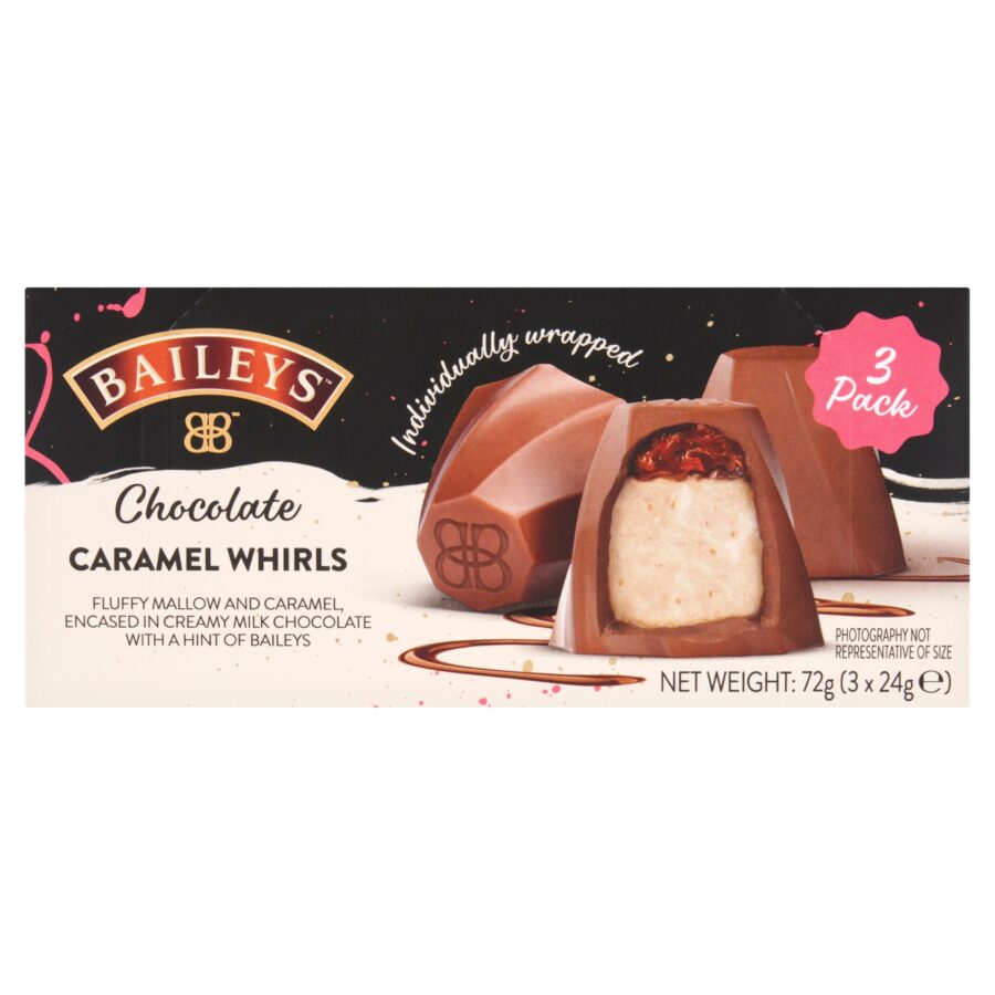 Baileys Milk Chocolate Caramel Whirls 72g