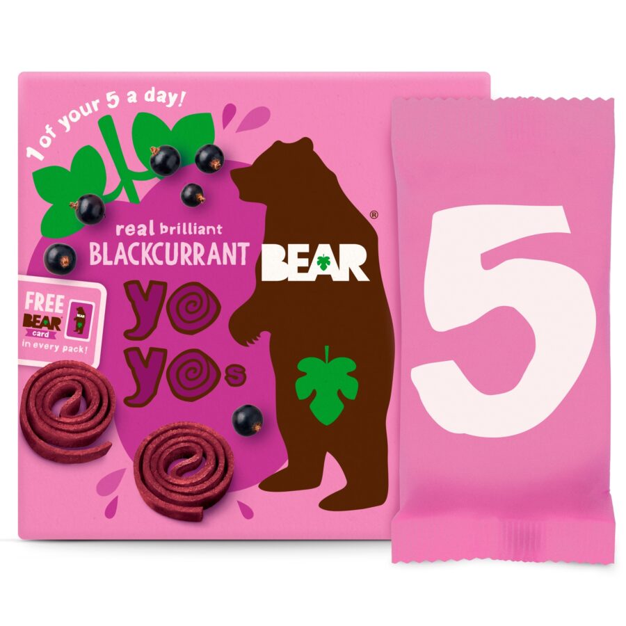 Bear Blackcurrant Yoyo Multipack 5X20g
