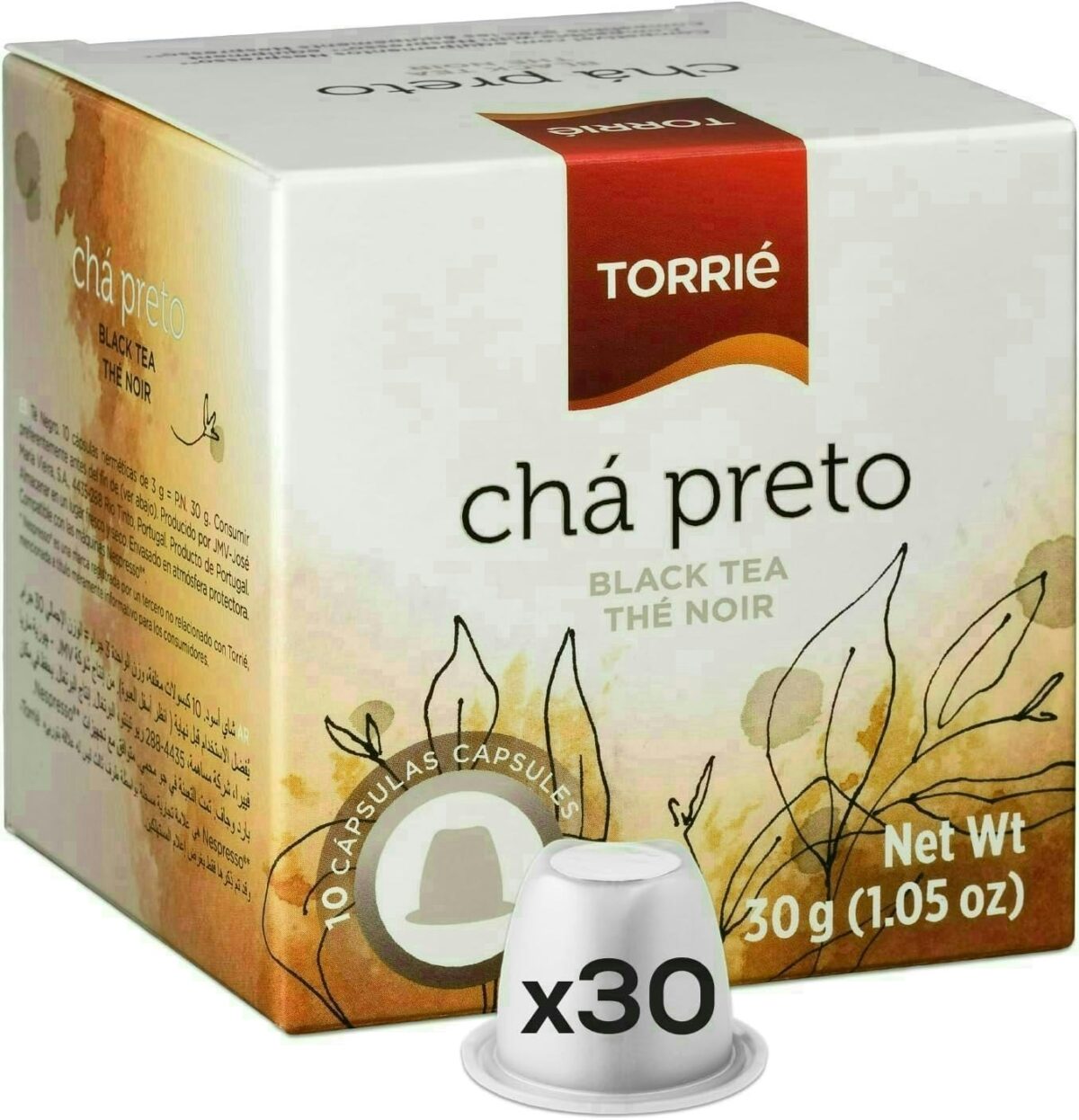 Black Tea Nespresso ® Compatible Coffee Machine Capsules 30 Pods 1