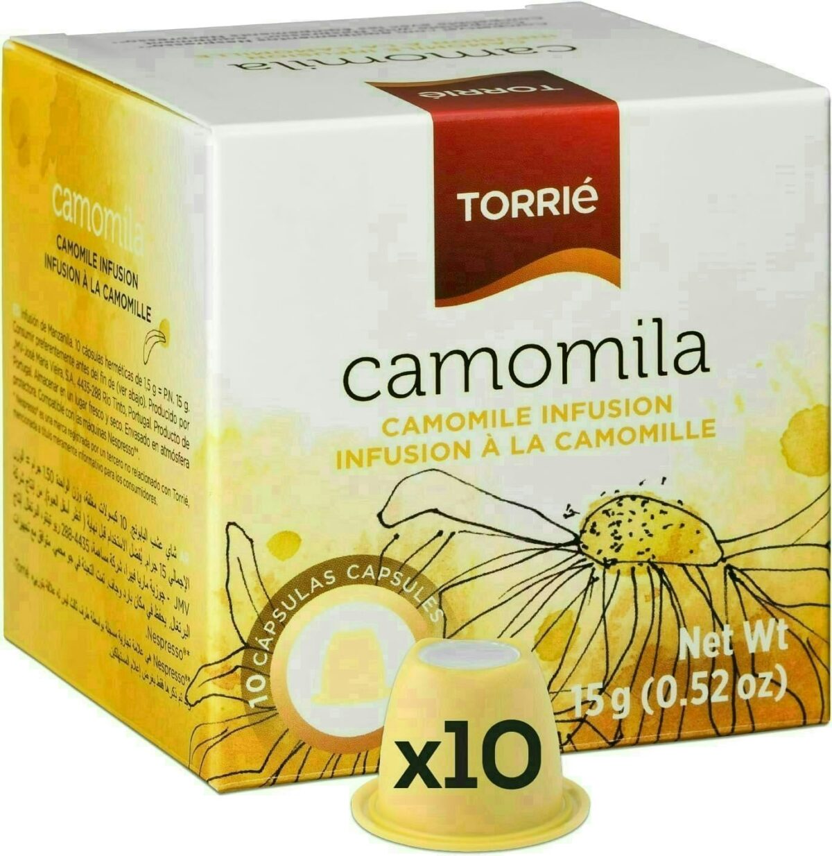 Camomile Tea Nespresso ® Compatible Coffee Machine Capsules 10 Pods 1