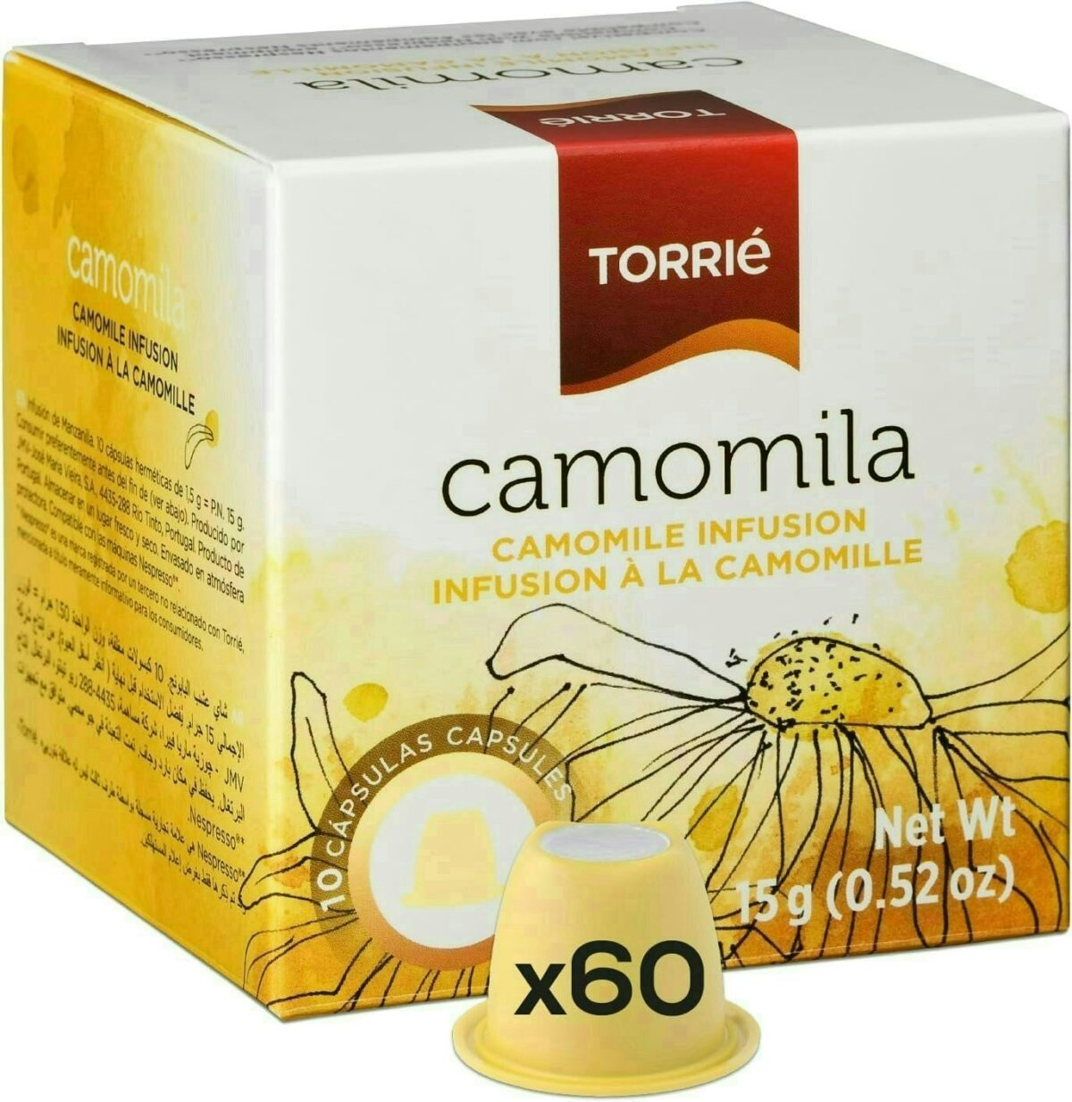Camomile Tea Nespresso ® Compatible Coffee Machine Capsules 60 Pods 2