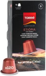 Ethiopia Aluminium Nespresso ® Compatible Coffee Capsules 120 Pods