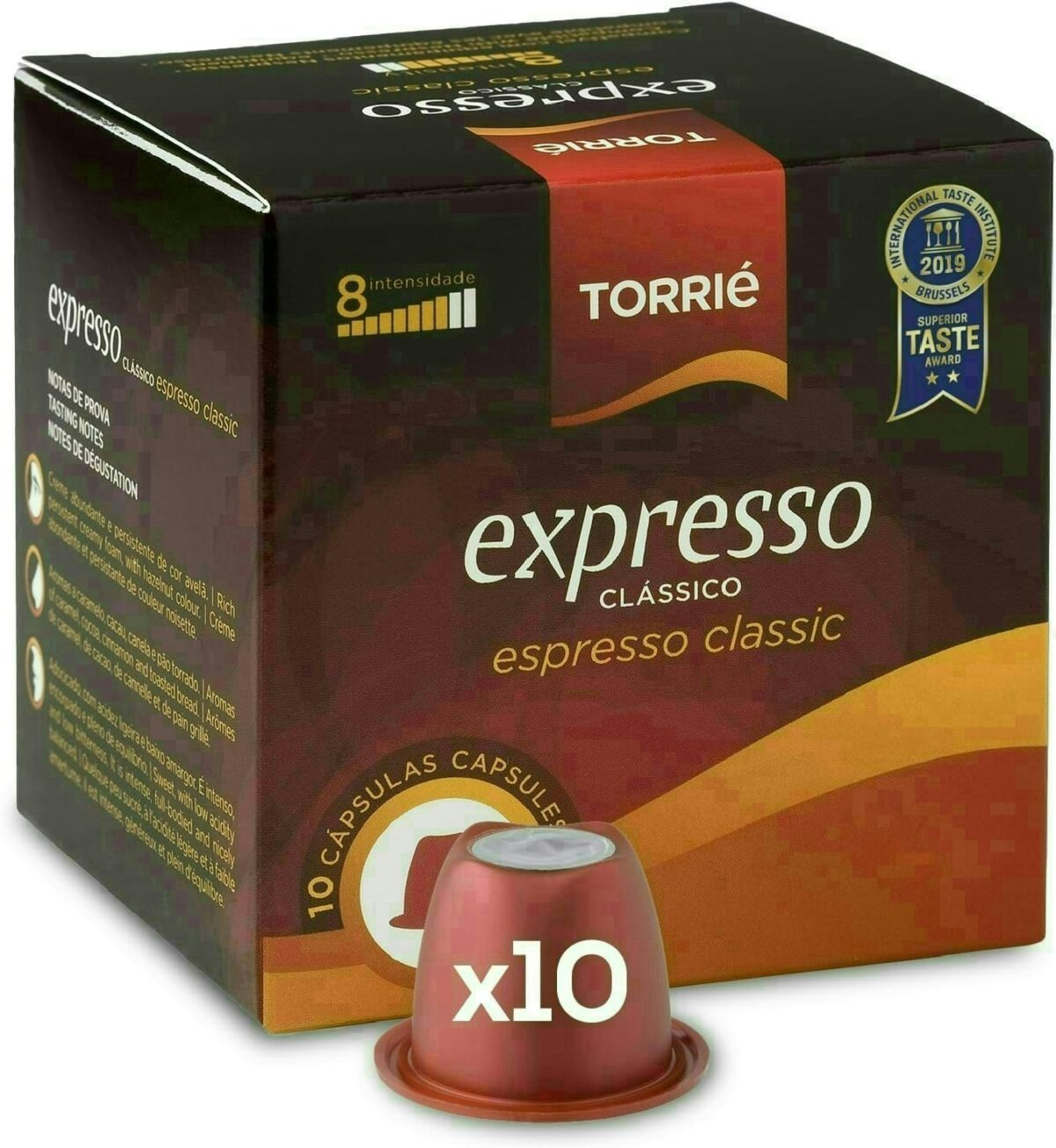 Expresso Nespresso ® Compatible Espresso Coffee Capsules 10 Pods 1