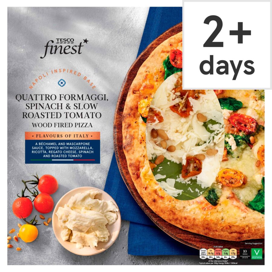 Finest-Quattro-Formaggi-spinach-slow-roasted-tomato-pizza