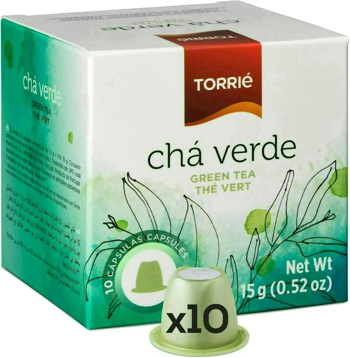 Green Tea Nespresso ® Compatible Coffee Machine Capsules 10 Pods 2