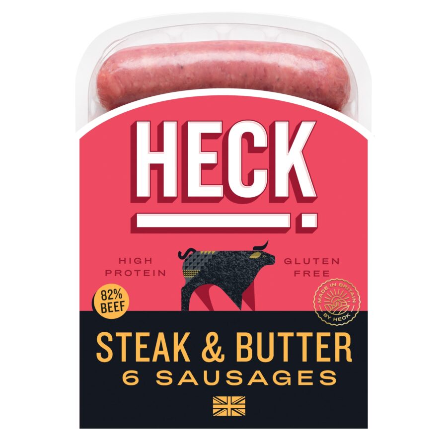 HECK-Steak-Butter-Beef-Sausages-340g