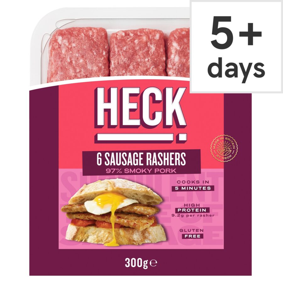 Heck-6-Smoky-Pork-Sausage-Rashers-300g-1