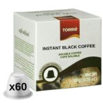 Instant Black Coffee Nespresso ® Compatible Capsules 60 Pods