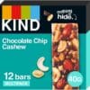 KIND-Bars-High-Fibre-Gluten-Free-Snack-Bars-Chocolate-Chip-Cashew-No-Artificial-Colours-Flavours-or-Preservatives-12-x-40g-Green-1
