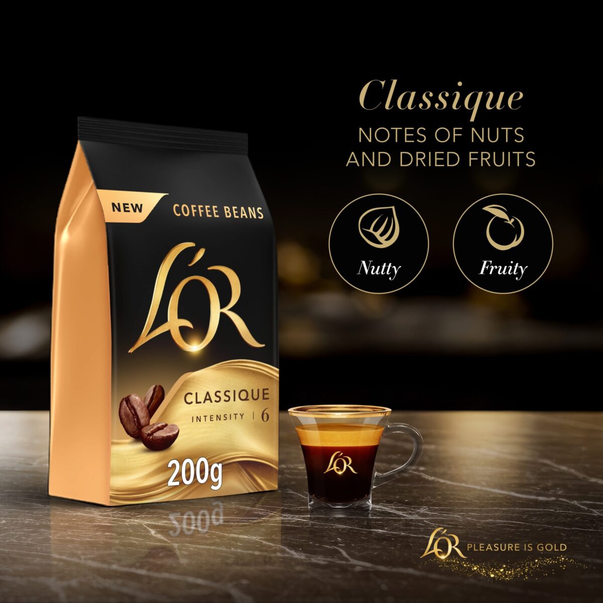 LOR Classique Coffee Beans 200g 2