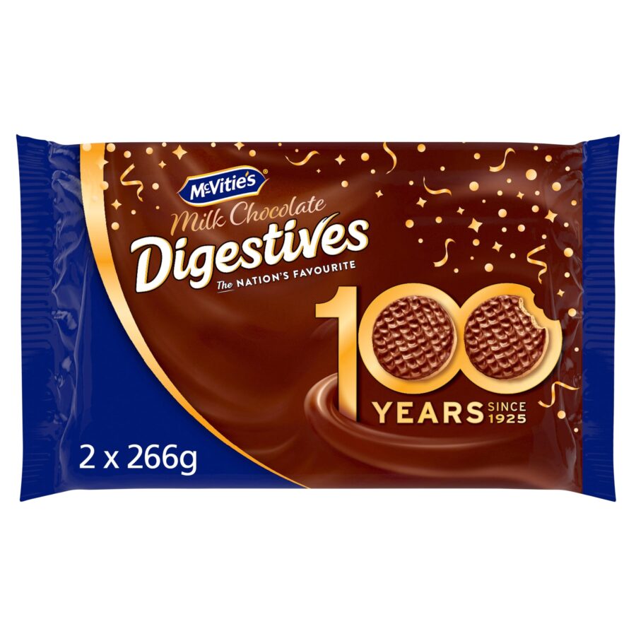 McVitie's Digestives Milk Chocolate Biscuits Twin Pack 2 x 266g