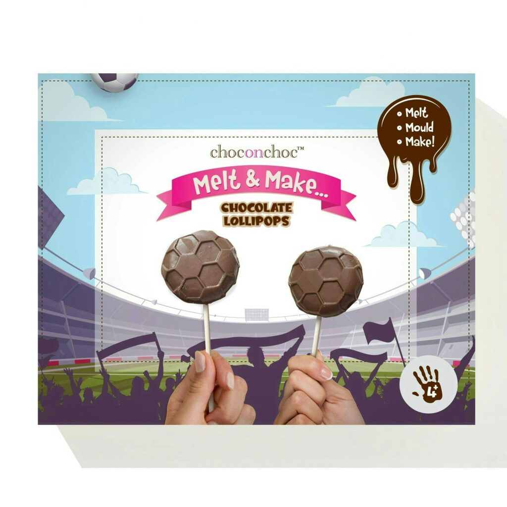 Melt-Make-Chocolate-Football-Lollies